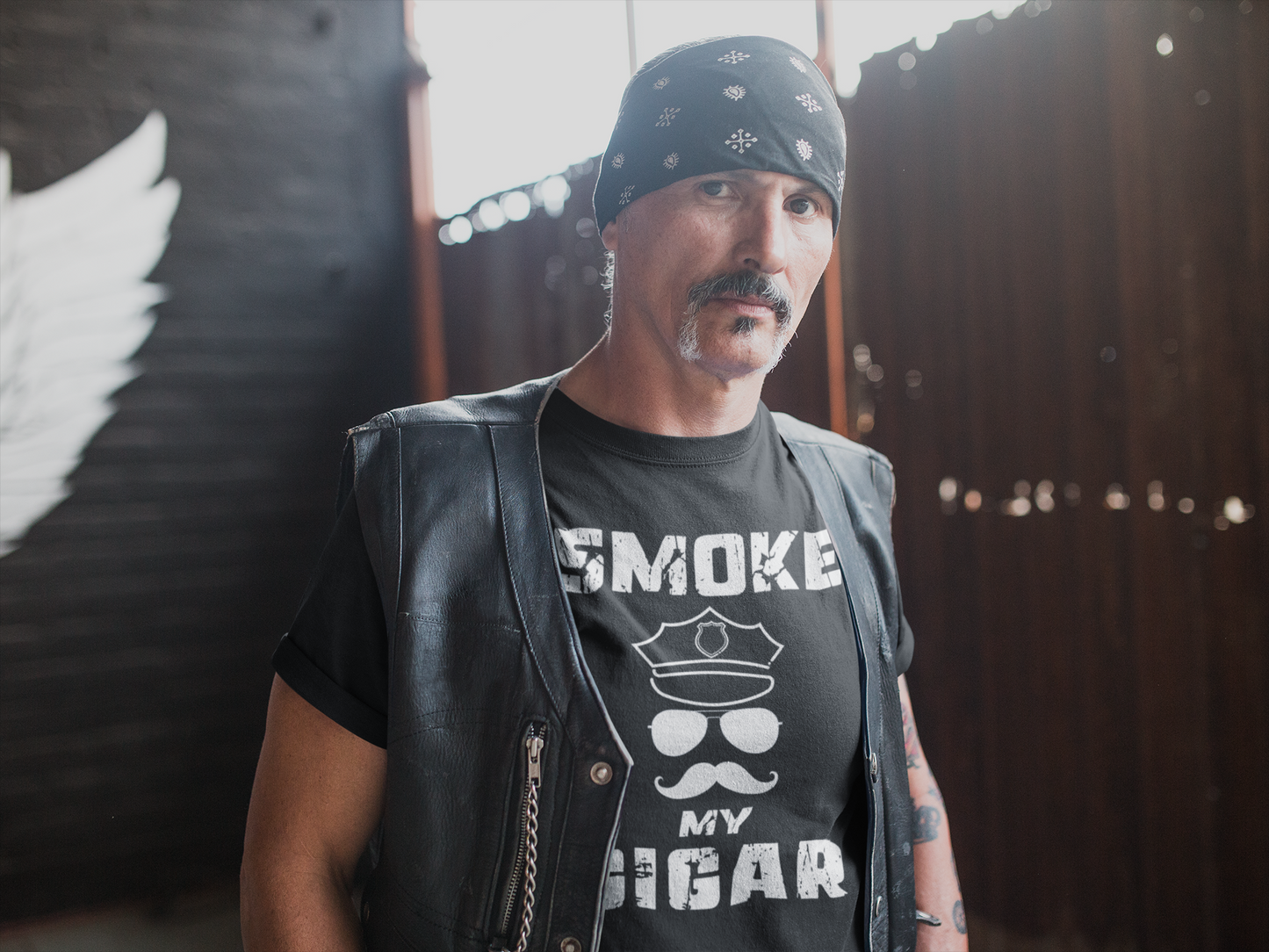 Smoke My Cigar - Zigarren Mann mit Zigarre, Hot Daddy, Cigar Man, Men/ Männer Premium T-Shirt