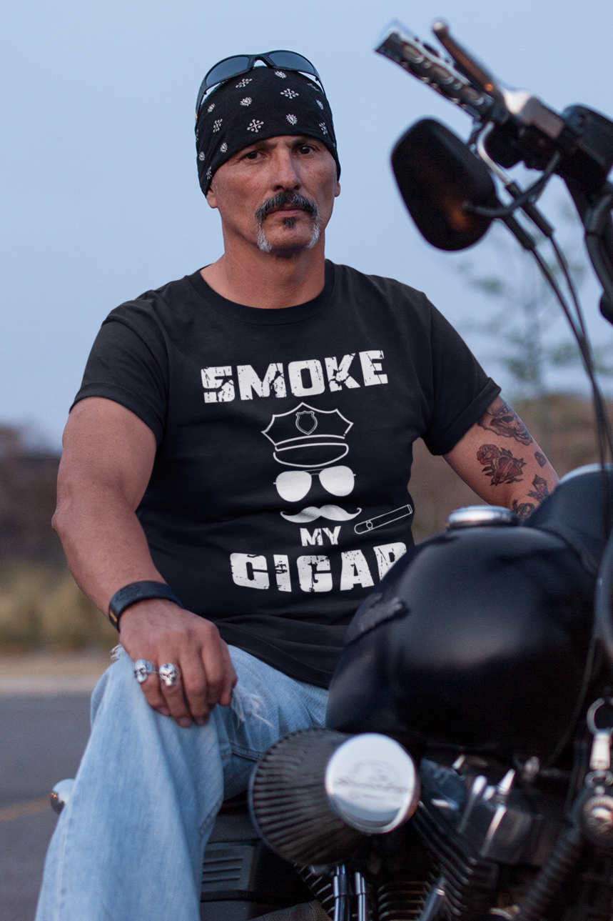Smoke My Cigar - Zigarren Mann mit Zigarre, Hot Daddy, Cigar Man, Men/ Männer Premium T-Shirt