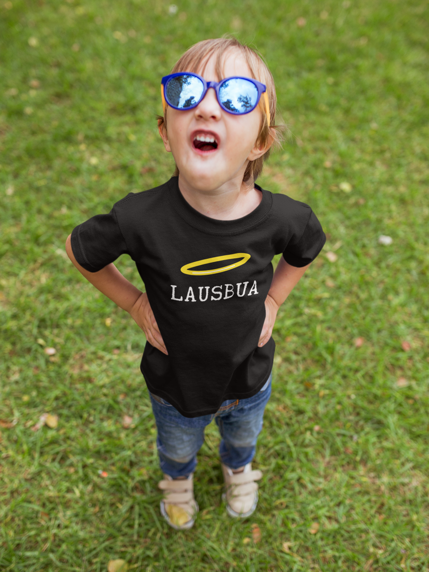 Lausbua, bairischer bzw österreichischer Lausbub, Kinder Premium T-Shirt