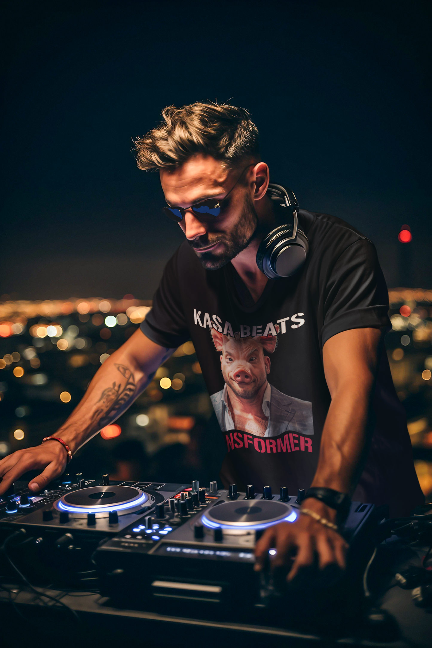 KASA BEATS - TRANSFORMER, Men/ Männer Premium T-Shirt