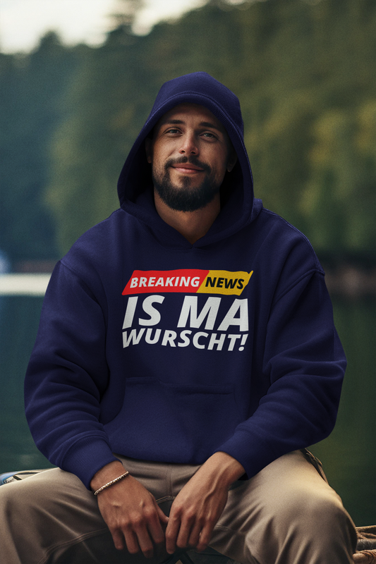 Breaking News: IS MA WURSCHT!  Unisex Hoodie