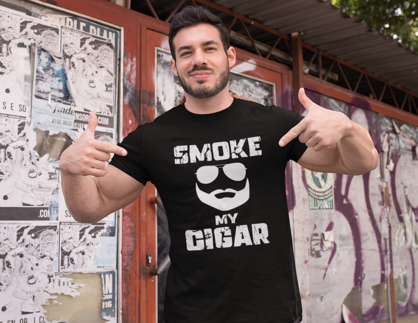 Smoke My Cigar - Zigarren Mann, Hot Daddy, Cigar Man, Men/ Männer Premium T-Shirt