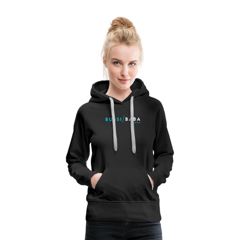 Bussi / Baba Wien, Frauen Premium Hoodie - Schwarz