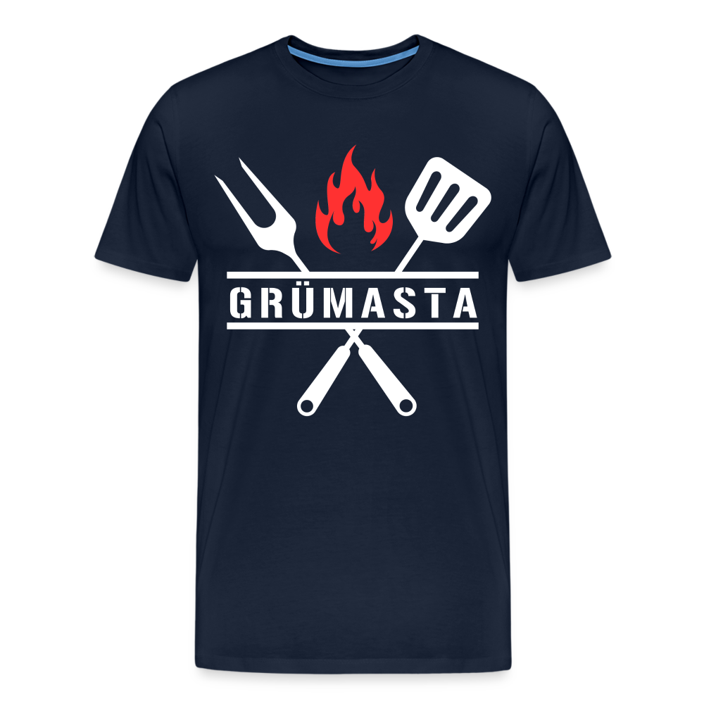 Grümasta (zu dt. Grillmeister)  Männer Premium T-Shirt - Navy
