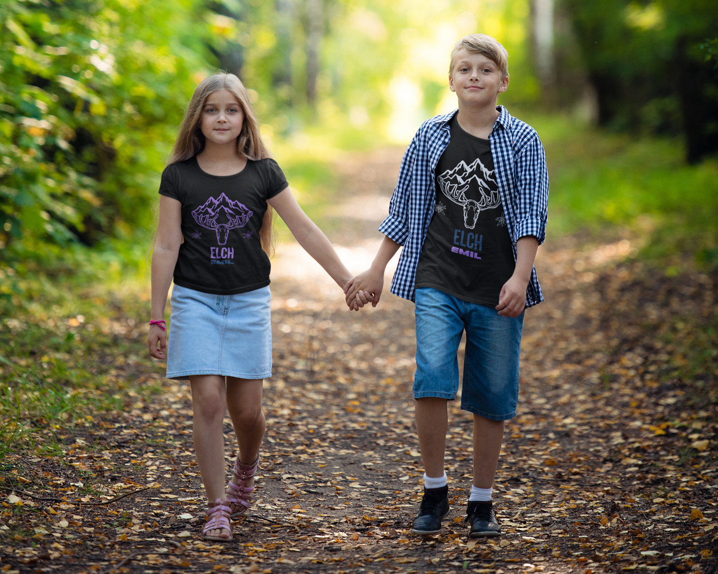 Elch Emil in Österreich, Teenager Premium T-Shirt