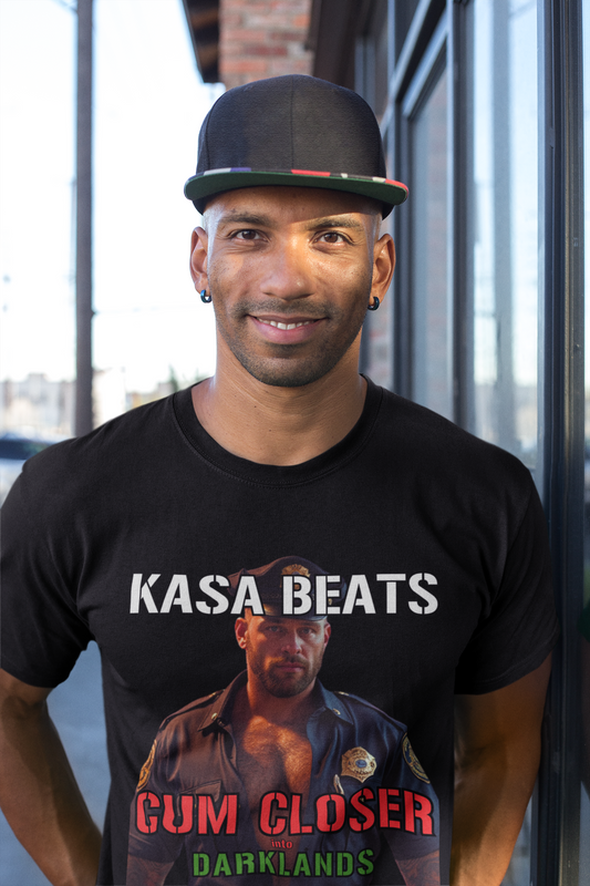 KASA BEATS - CUM CLOSER into DARKLANDS, Men/ Männer Premium T-Shirt