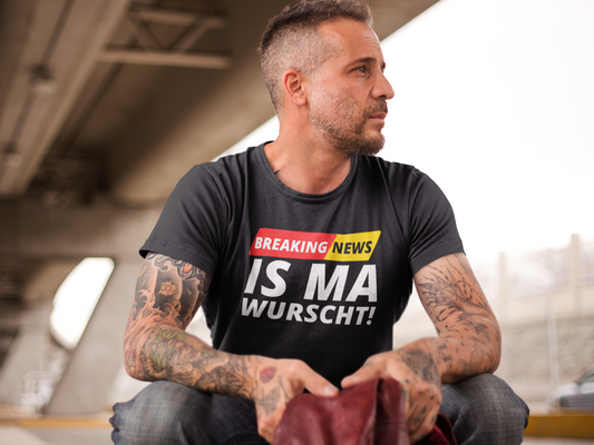 Breaking News: IS MA WURSCHT! Stanley/ Stella Unisex Premium Bio T-Shirt