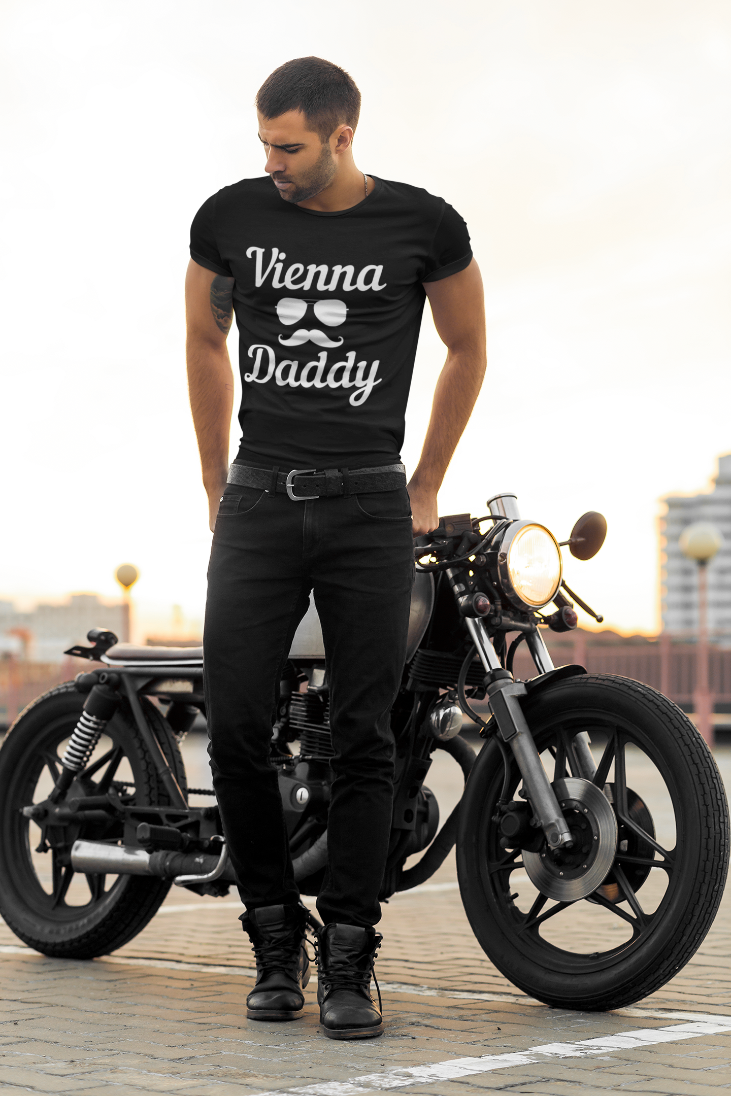 Hot Vienna Daddy - Men/ Männer Premium T-Shirt