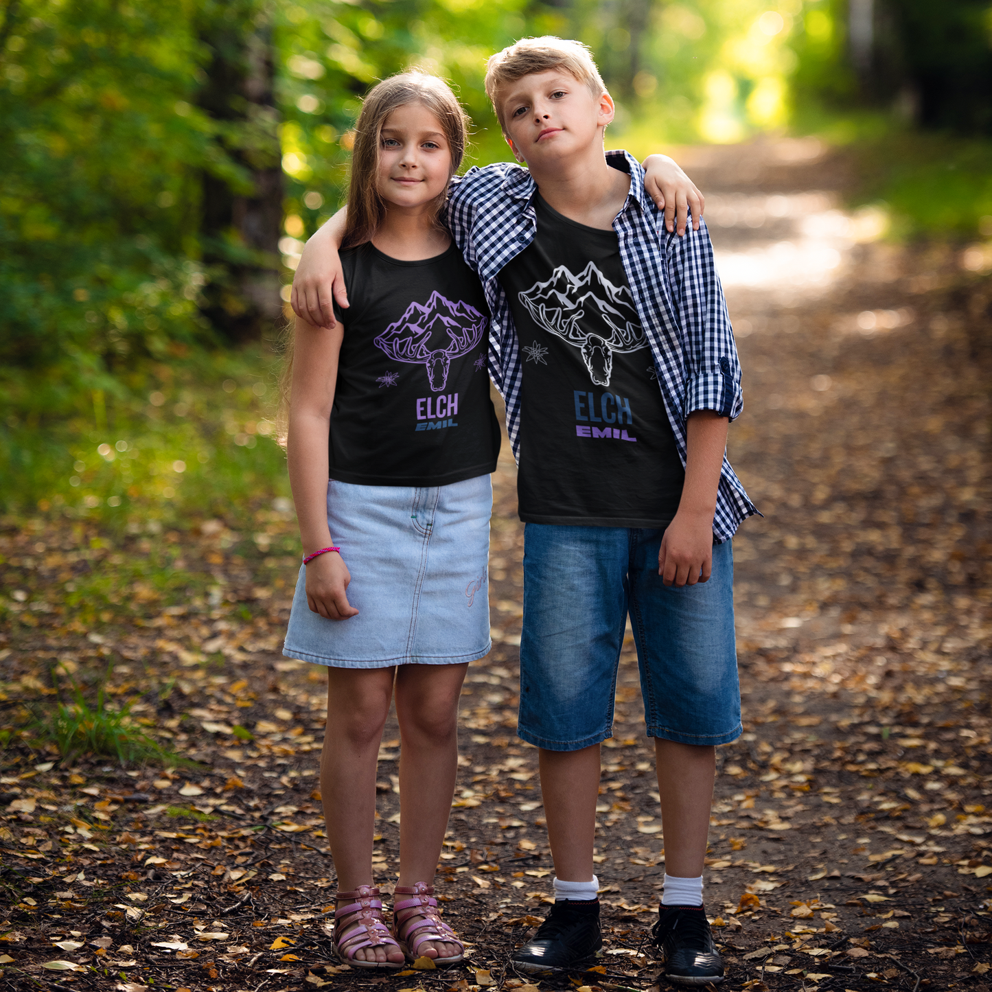 Elch Emil in Österreich, Teenager Premium T-Shirt